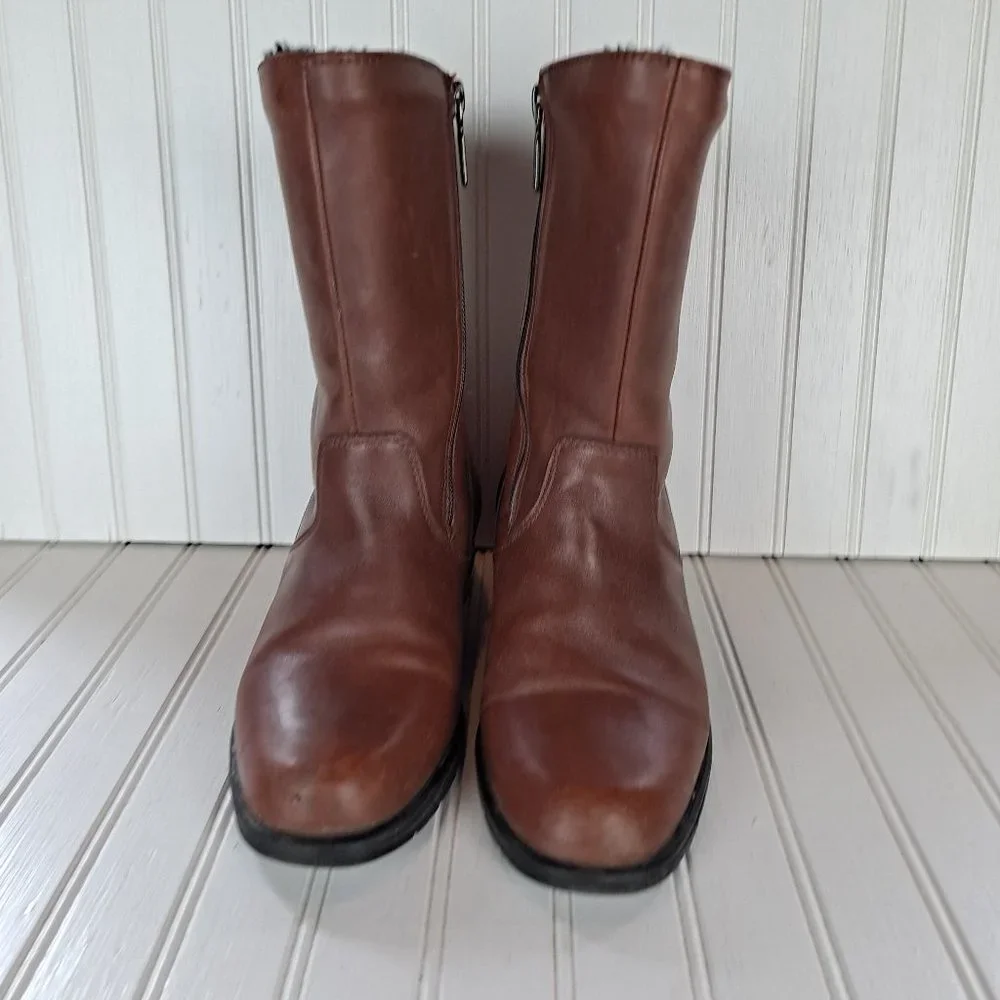 Blondo Canadian Leather Side Zip Boots Sz 7
